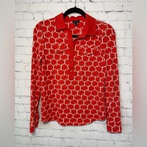 Talbots size small orangish-red